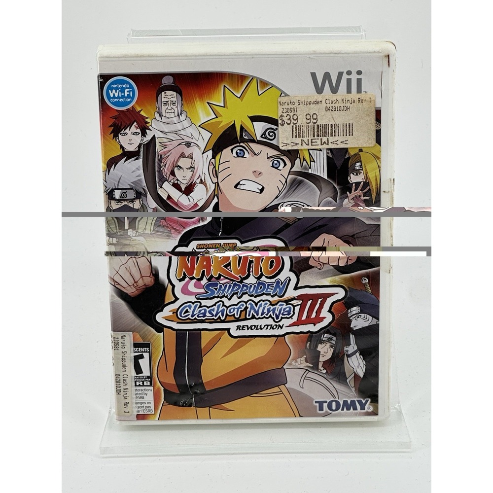 Naruto Shippuden: Clash of Ninja Revolution III (Nintendo Wii, 2009)